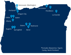Praxis Health Medical Clinics Locations Map Oregon | Praxis Health
